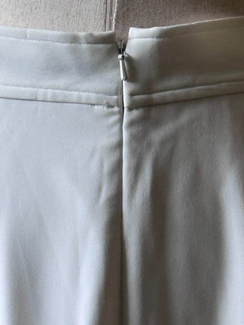 Jay Godfrey Ivory/Light White A-Line High-Waisted Maxi Skirt, Fully Lined - Picture 5 of 12